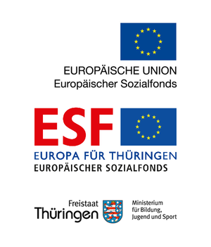 Logo EU ESF Freistaat Thüringen